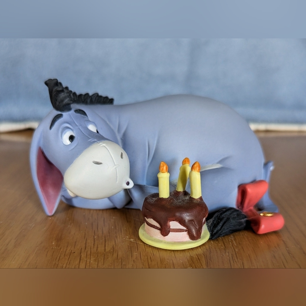 Disney's Pooh & Friends Eeyore "Birthdays They Come, They Go, They..." Figurine